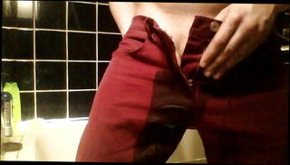 Video 293927401: pee gay, jeans peeing, man peeing