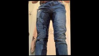 Video 1585782653: amateur piss fetish, male diaper piss, solo male piss, male pissing pants, pissing jeans, male diaper wetting