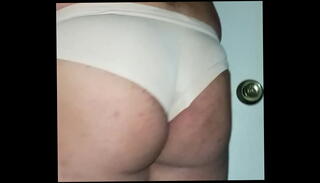 Watch the video about Husband loves wearing wives pink panties