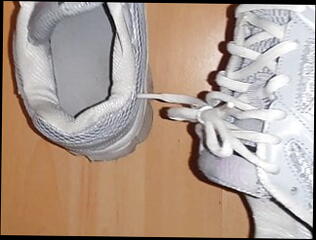 Watch the video about Her Nike Sneakers Well Treated (cummed)