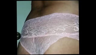 Video 1592530715: sissy crossdresser playing, sissy pink panties, pink femboy, tight femboy