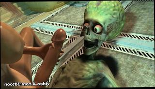 Video 1074917004: 3d toons, toon cartoon, big dick alien, foot long dick, foot sucking, super hot foot, man foot, fuck oral, penis