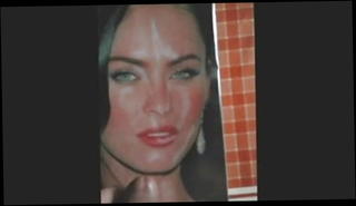 Watch the video about Cum tribute to Megan Fox 2