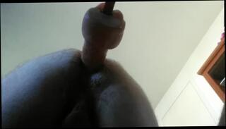 Video 1026822803: gay anal solo, amateur solo anal, rides massive dildo, deep solo anal, hard anal solo, solo male anal