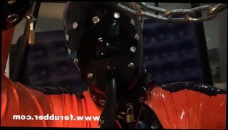 Video 863040385: latex fetish bondage, latex bdsm fetish, bdsm gay bondage, gay bondage handjob, gay biker