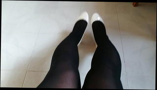 Video 1111006201: pantyhose pumping, crossdresser pantyhose black, gay pantyhose, black pantyhose teaser, black pantyhose white, asian pump, gay hd