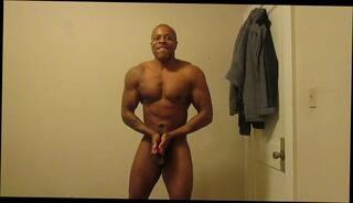 Video 295334501: naked gay man, naked bodybuilder, posing naked