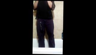 Video 1583888453: lily, pee desperation pissing, piss pee jeans, pissing peeing wetting, solo pee, solo amateur trans, pee clothes, long pee