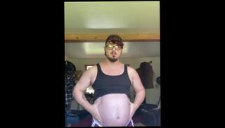 Video 1570383663: chubby gay solo, fetish gay solo, chubby bear solo, chubby male solo, chubby gay amateur, ball gut, clothed fetish, tight chubby, pregnant