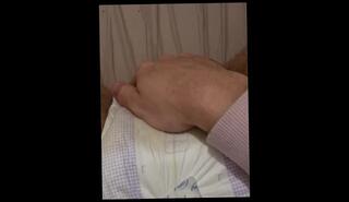 Video 1578046033: diaper pee, gay solo handjob, solo gay amateur, diaper cum, solo male wank