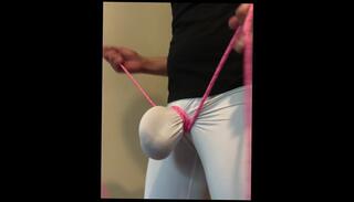 Watch the video about BULGE ROPE BONDAGE - TIED UP Ball-Busting ** TAKE 2 **