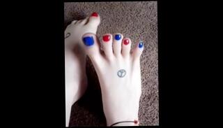 Video 937837503: feet red toes, feet soles toes, legs feets toes, feet black toes, solo toe, amateur tgirls compilation, solo amateur trans