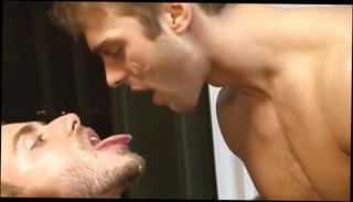 Video 708417801: cum kissing couple, gay cum kiss, kissing spitting