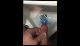 Video 1593756393: solo urinate, solo male cumshots gay, solo amateur cumshot, public urinal gay, urinating masturbating, gay bear solo, horny hairy