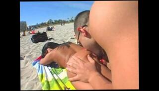 Video 286165: nude beach tease, nude kissing, nude pool