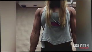 Video 1569994181: straight woman, swedish woman, muscle woman, muscular woman, woman hd