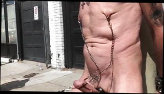 Video 760425101: chained whipped, rope whipped, whip piercing, cock whipping, whipped nipples, whipping gay, whipping dick, couple cock, cock head