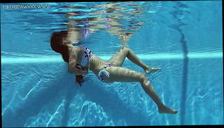 Video 1220410201: hot model stripping, underwater model, model pool, strip swim, erotic, straight