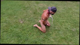 Video 1621032165: bdsm slave punishment, slave spanked whipped, gay bdsm slave, cbt outdoor slave, skinny slave, naked slave exposed, public bdsm outdoor, slave party, slave shaving, balls, ass