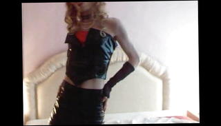 Video 1256375101: amateur sissy crossdresser, gay sissy crossdresser, sissy gay twink, skinny amateur twink, latex sissy, skinny black twink, sissy posing