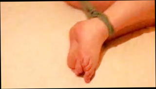 Video 15910001: feet foot loving, bdsm feet, amateur hogtied, feet straight, feet tied, french feet, good amateur