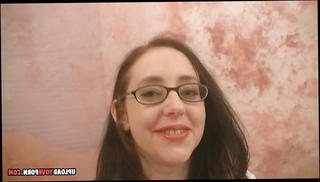 Watch the video about Nerdy mature babe pleasures and old man