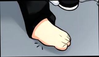 Video 1066504435: anime feet, boy feet, gay male feet, big feet gay, giant feet, feet trample