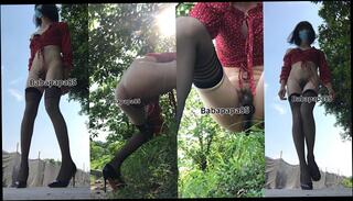 Video 1617740233: fetish crossdresser sissy, sissy crossdresser solo, sissy crossdresser trans, amateur sissy crossdresser, asian sissy crossdresser, sissy bdsm, amateur solo handjob, naked sissy, high heels crossdressing stockings, crossdresser outdoors heels stockings, public bdsm outdoor