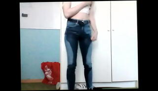 Video 1415050325: trans pee girl, amateur girl pee, girl pissing masturbating, cam peeing, shemale pee, pee jeans wetting, pee play, young femboy