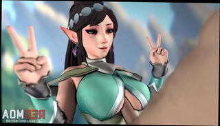 Watch the video about Ying Titfuck SFM black cock