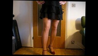 Video 25777615: crossdresser feet, crossdresser tranny shemale, crossdresser legs, pantyhose