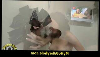 Watch the video about Gloryhole With A Nasty Wild White Girl Interracial 22