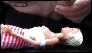 Watch the video about Uncut Dick Wank on Barbie Doll with Pre-Cum - Super-SloMo