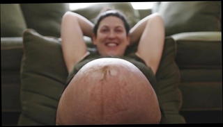 Video 1519017601: pregnant belly play, big pregnant belly, straight american