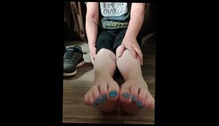 Video 1612230623: feet foot tease, pov foot tease, amateur pov foot, feet foot soles, pov solo female, spreading feet, feet socks, dirty white socks, long dirty