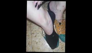 Video 1055639203: barefoot feet, solo female feet, solo amateur toys, feet pies, barefeet sole