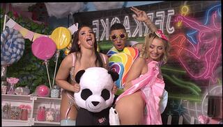 Watch the video about Jerkaoke - Sheena Ryder and Air Thugger Get Sweet And Sticky Playing For $1,000 - LTV0026 - EP2