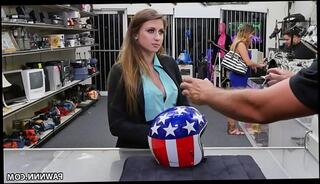 Watch the video about Ivy Rose wants to sell a signed motorcycle helmet - XXX Pawn