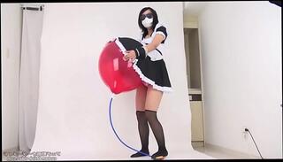 Watch the video about Balloon popping fetish