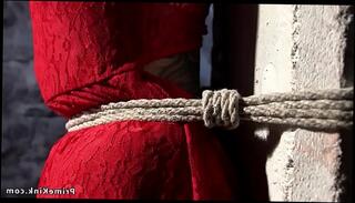 Video 774684425: rope bondage whipping, bdsm rope bondage, bdsm slave punishment, bdsm slave gagged, bdsm fetish slave, rope bondage fucked, hardcore bdsm rope, rope hogtie, gagged redhead slave, bondage rope tied, rough rope bondage, bizarre bondage