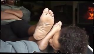 Video 206419004: lesbian foot fetish, girl feet worship, ebony lesbian foot, mature foot fetish, college girl worships, fat girl feet, older girl