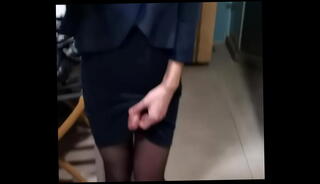 Video 1589869955: crossdresser handjob