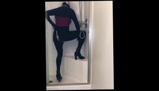 Video 1577780583: latex fetish anal, fetish solo masturbation, futa solo, solo amateur trans, fetish anal toys, solo shower masturbation, latex spandex, cosplay latex