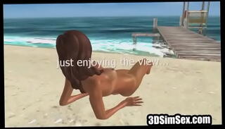 Video 71693965: 3d naked girls, femdom pussy, femdom babes, hardcore femdom, beach 3d, three femdom, takes naked