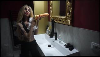 Video 1570412533: pov femdom mistress, solo dildo pov, solo amateur dildoing, solo toy dildo, solo dildo sex, blonde femdom mistress, solo female dildo, skinny dildo, big dildo pov, skinny small tits amateur, lady dildo, dildo clean, mistress italiana, italian mistress, lady washes