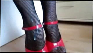 Video 89150401: foot fetish cum, foot fetish high heels, fishnet foot fetish, straight foot, red foot