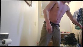 Video 1502707603: solo strip, amateur solo male, shower strip