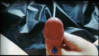 Watch the video about Femboy caresses cock and cumming with pleasure ( crossdresser ts )