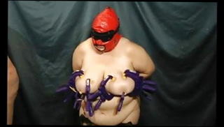 Video 139533601: bdsm tit torture, clamp torture, granny bdsm, granny big tits amateur, boobs clamped, tits mature granny, straight bdsm