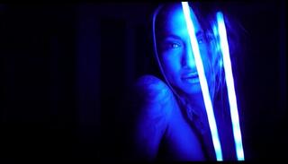 Watch the video about Sometihing more artistic sexy psycho in blue... Michaela Isizzu